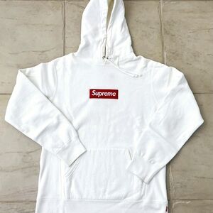 Supreme White Hoodie for Men